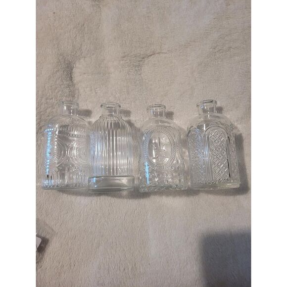 Glass Syrup Dispenser Set - 4 Pack 7oz Bottles 2.5"W x 5"H - Picture 7 of 7